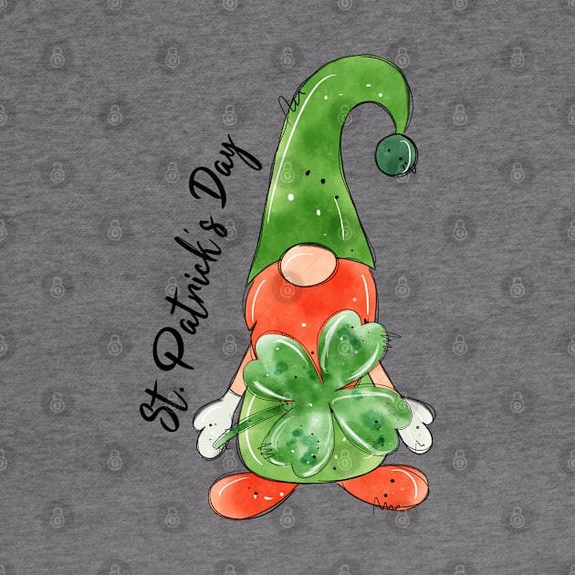 Gnome. St patrick's day.Clover by HJstudioDesigns